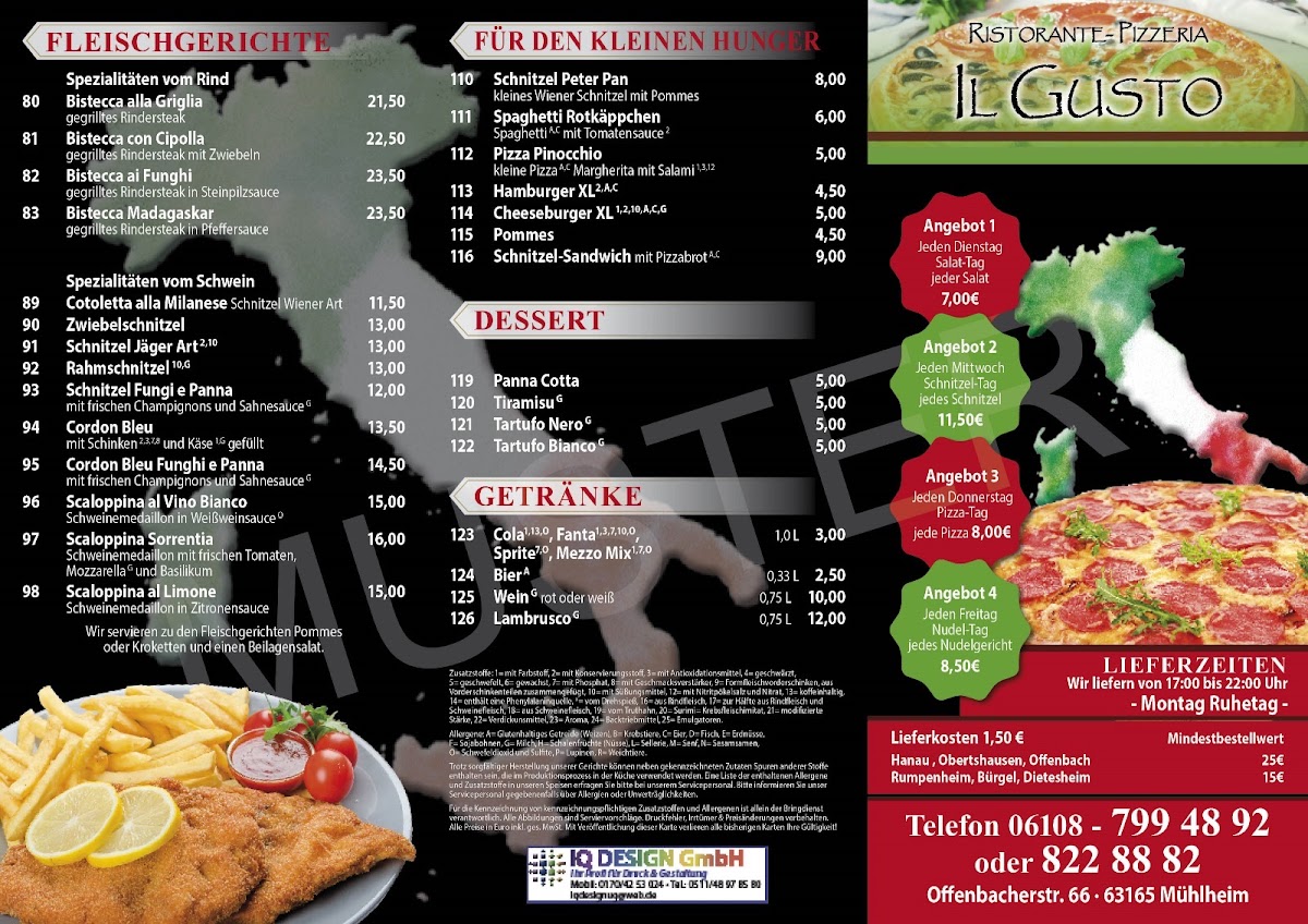 Il Gusto Photo Menu 2