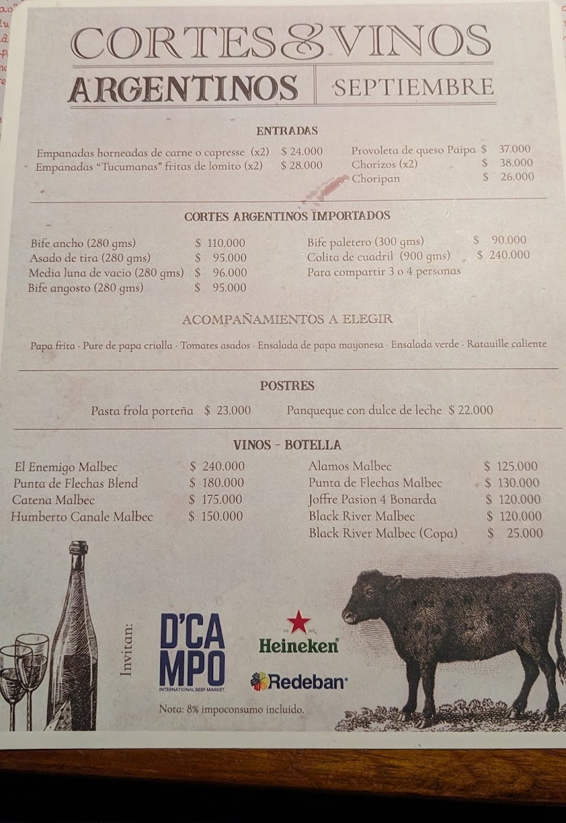 Restaurante El Portico Photo Menu 1