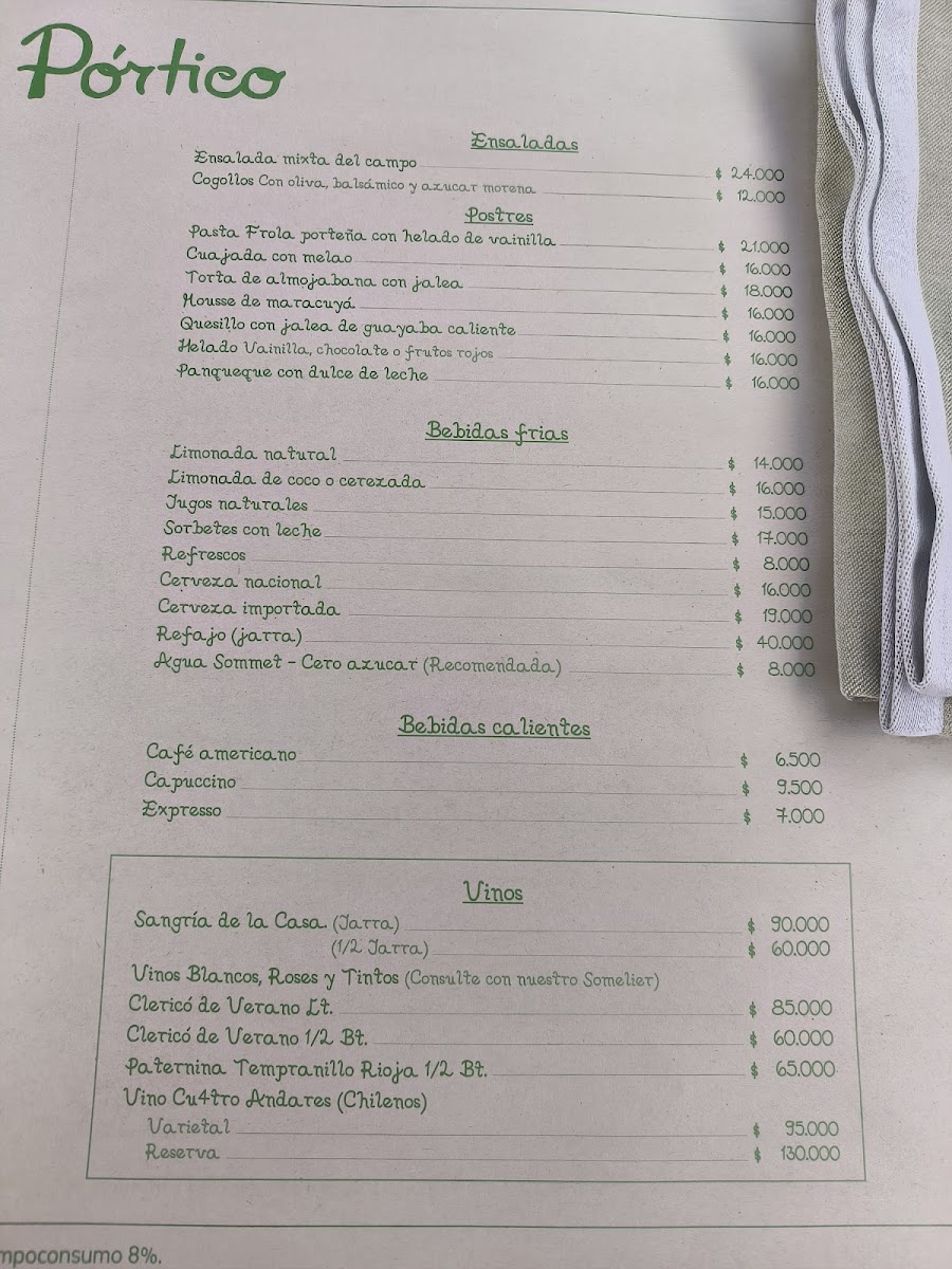 Restaurante El Portico Photo Menu 8