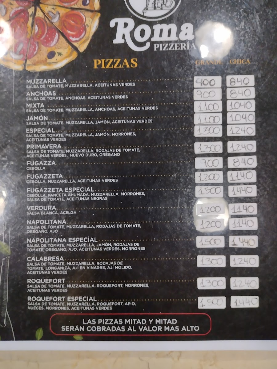 Pizzeria Roma Photo Menu 3