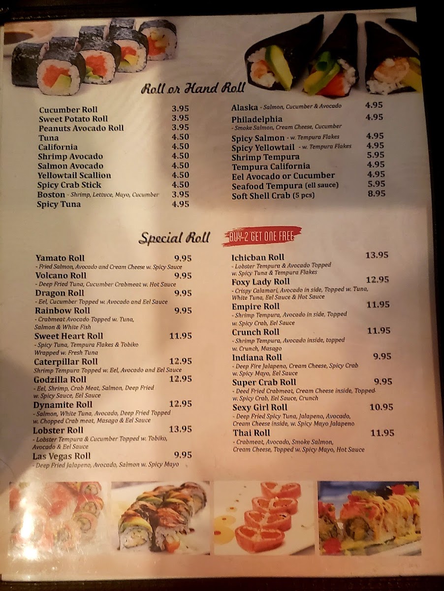 Yamato Japanese Steakhouse Photo Menu 4