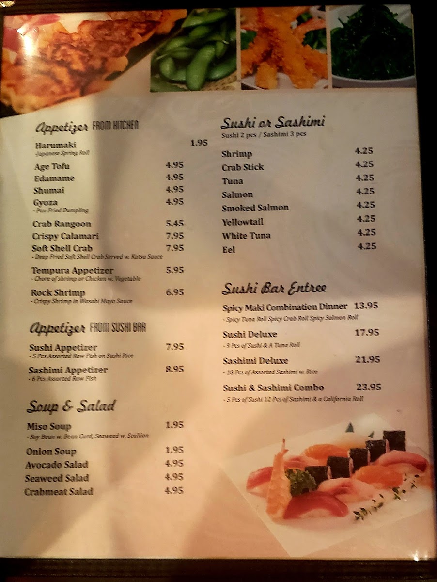 Yamato Japanese Steakhouse Photo Menu 6