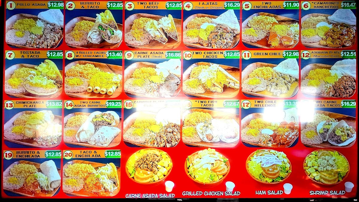 Filiberto's Mexican Food Photo Menu 2