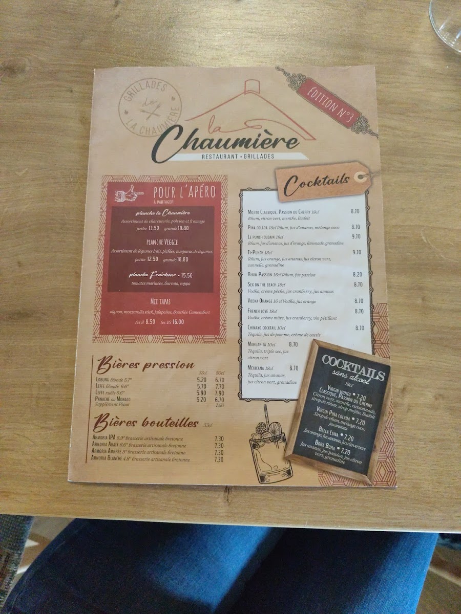La Chaumière Photo Menu 10