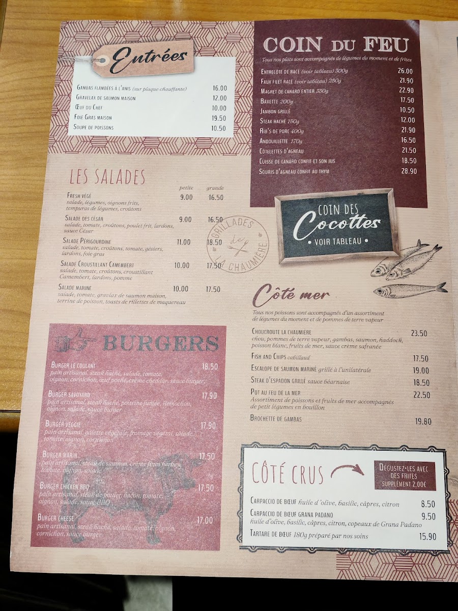 La Chaumière Photo Menu 9