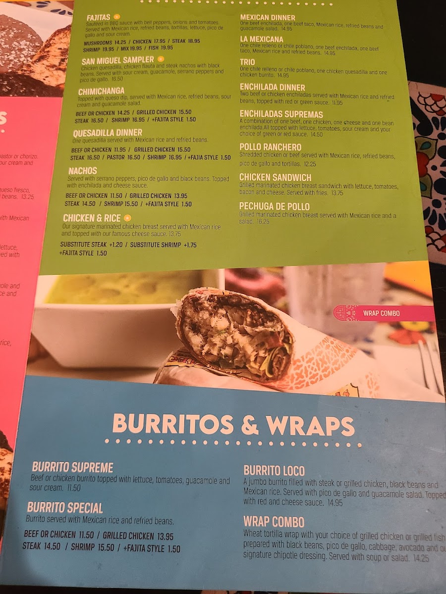Aztecas Restaurant & Cantina Photo Menu 6