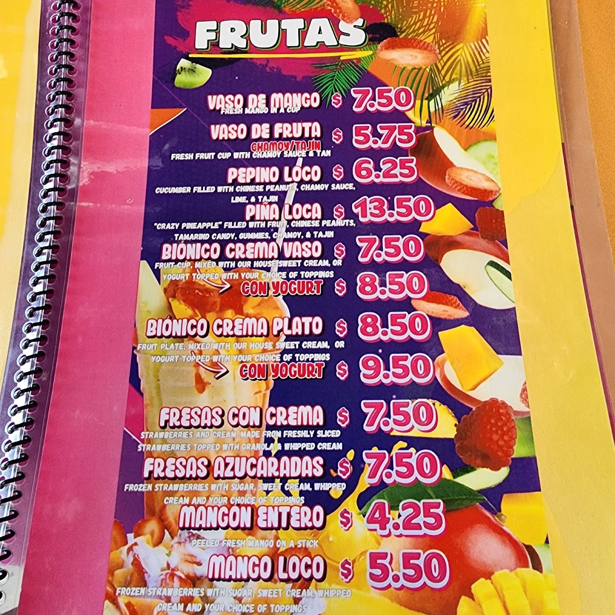 La Michoacana Ice Cream Photo Menu 5