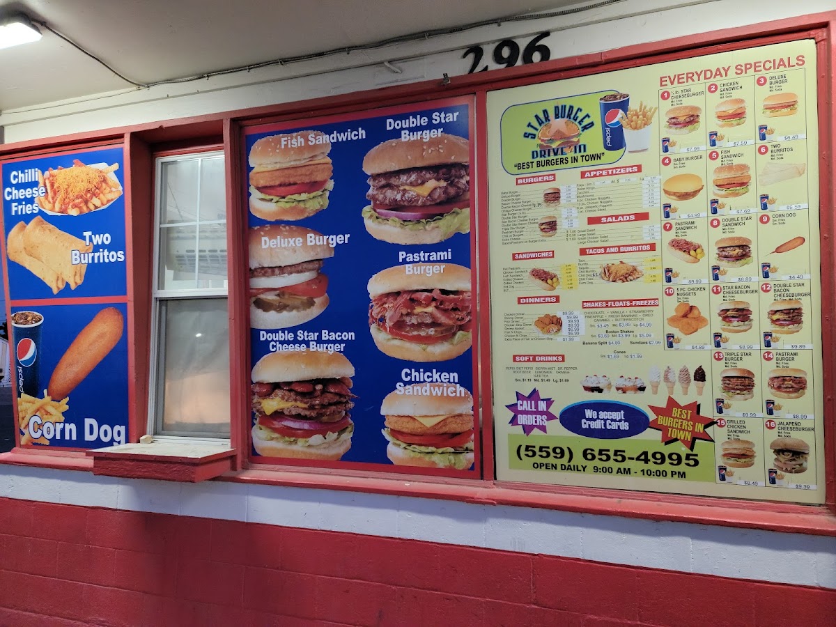Star Burger Photo Menu 4