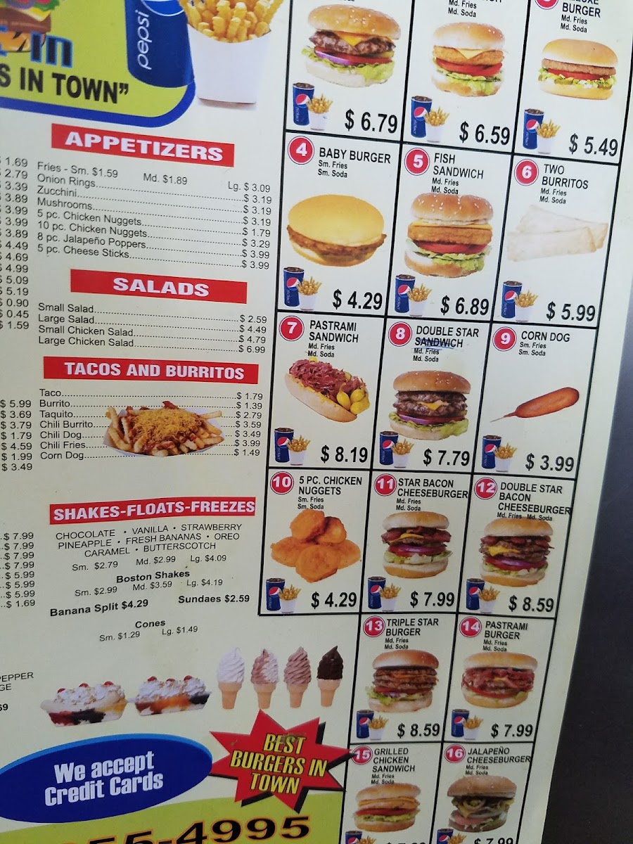 Star Burger Photo Menu 7