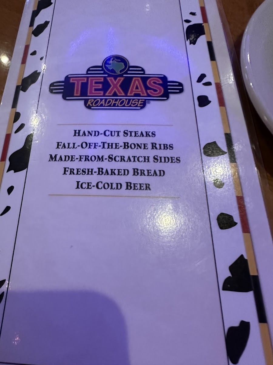 Texas Roadhouse Photo Menu 5