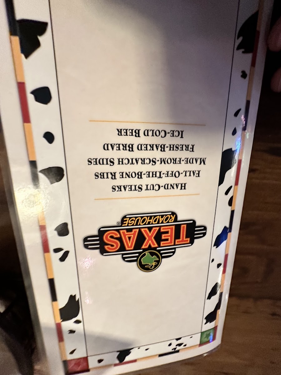 Texas Roadhouse Photo Menu 8
