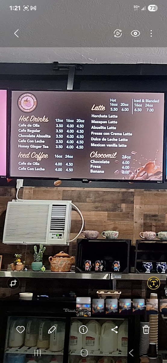 La Casa del Cafe Photo Menu 4