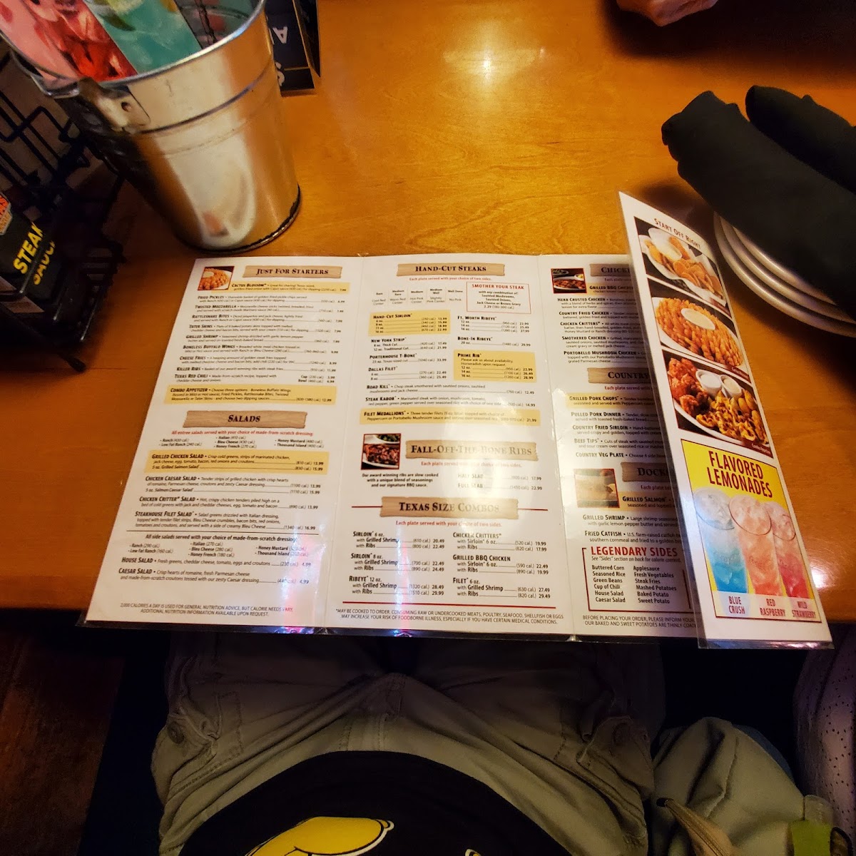 Texas Roadhouse Photo Menu 9
