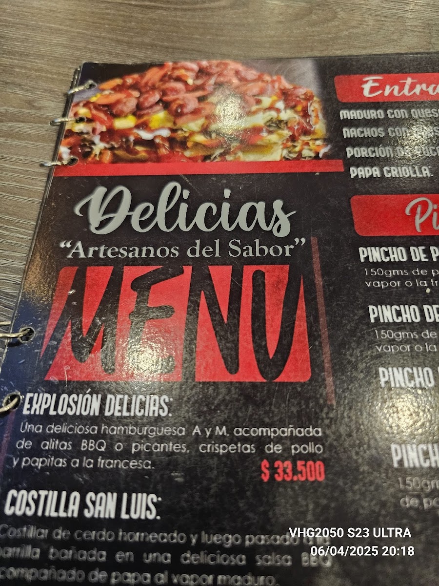 Delicias Photo Menu 4
