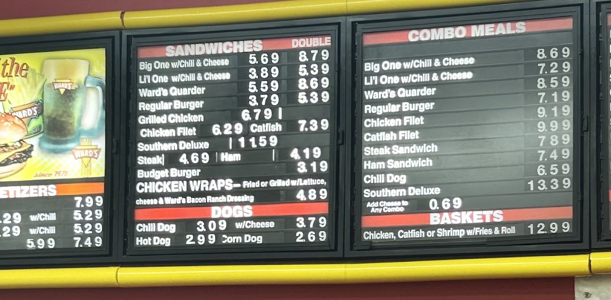 Ward's Restaurant Photo Menu 2