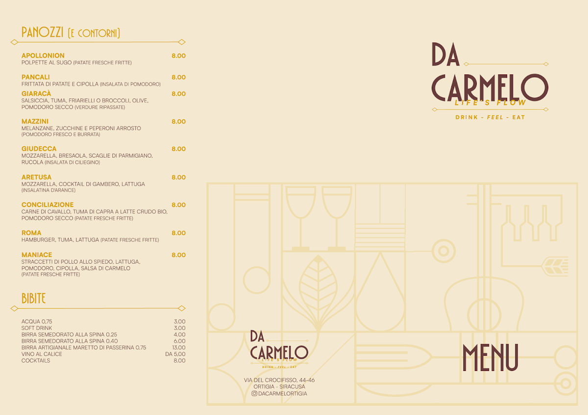 da Carmelo Photo Menu 2