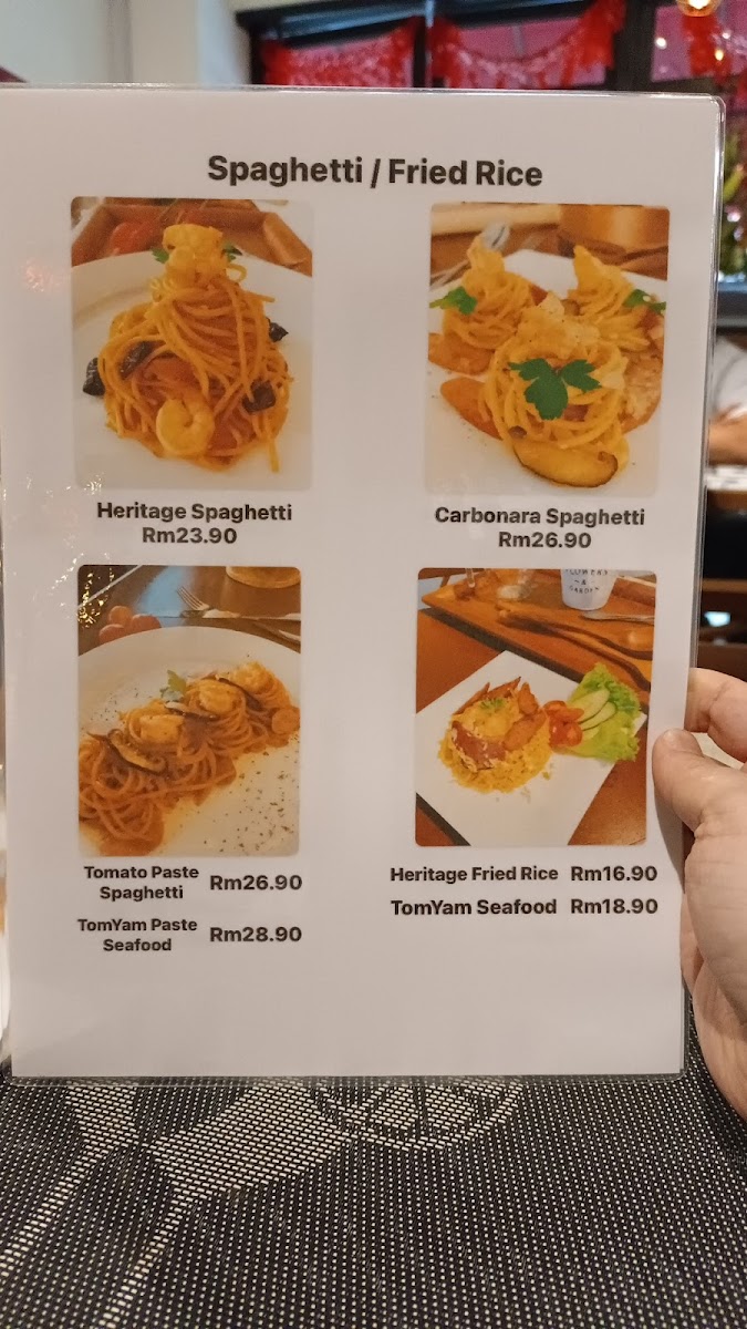 Heritage Cafe Photo Menu 3