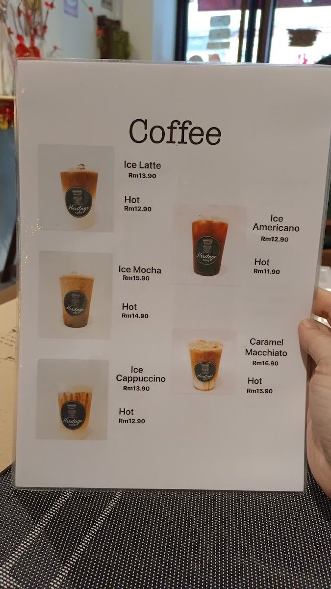 Heritage Cafe Photo Menu 4