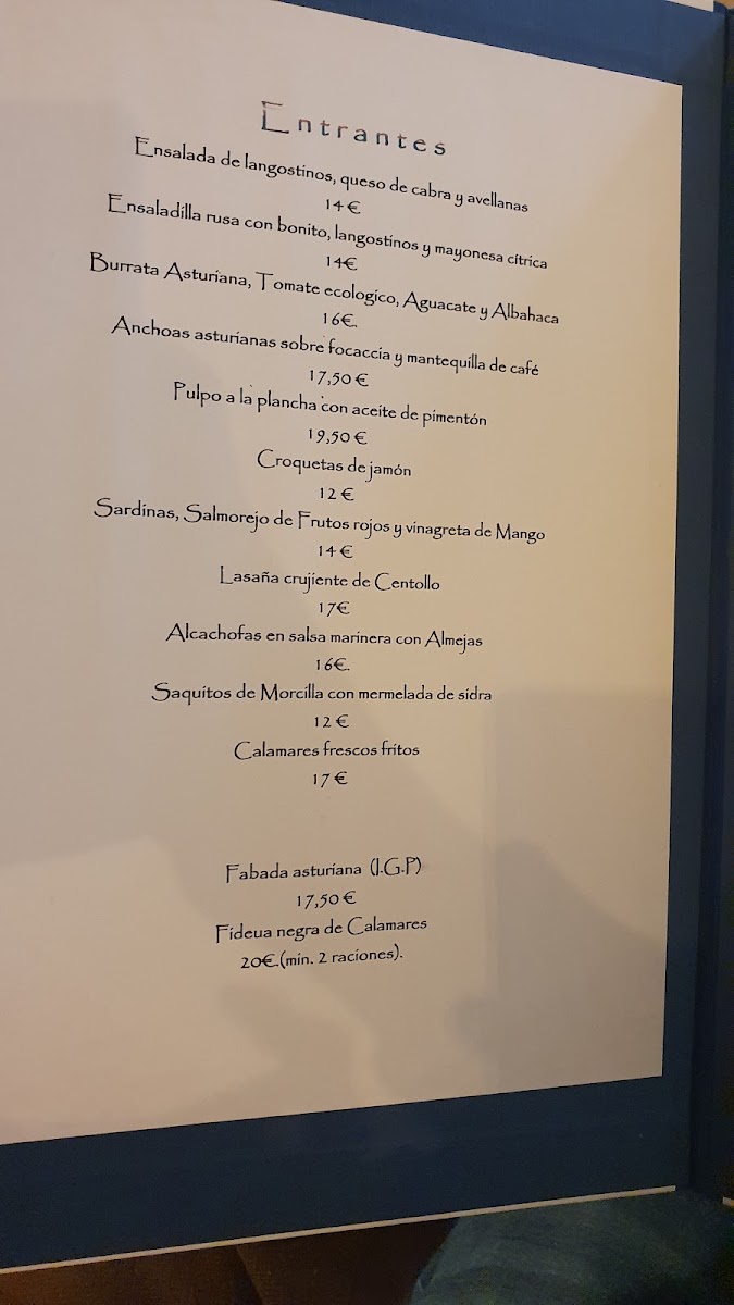 Restaurante El Faro Photo Menu 4