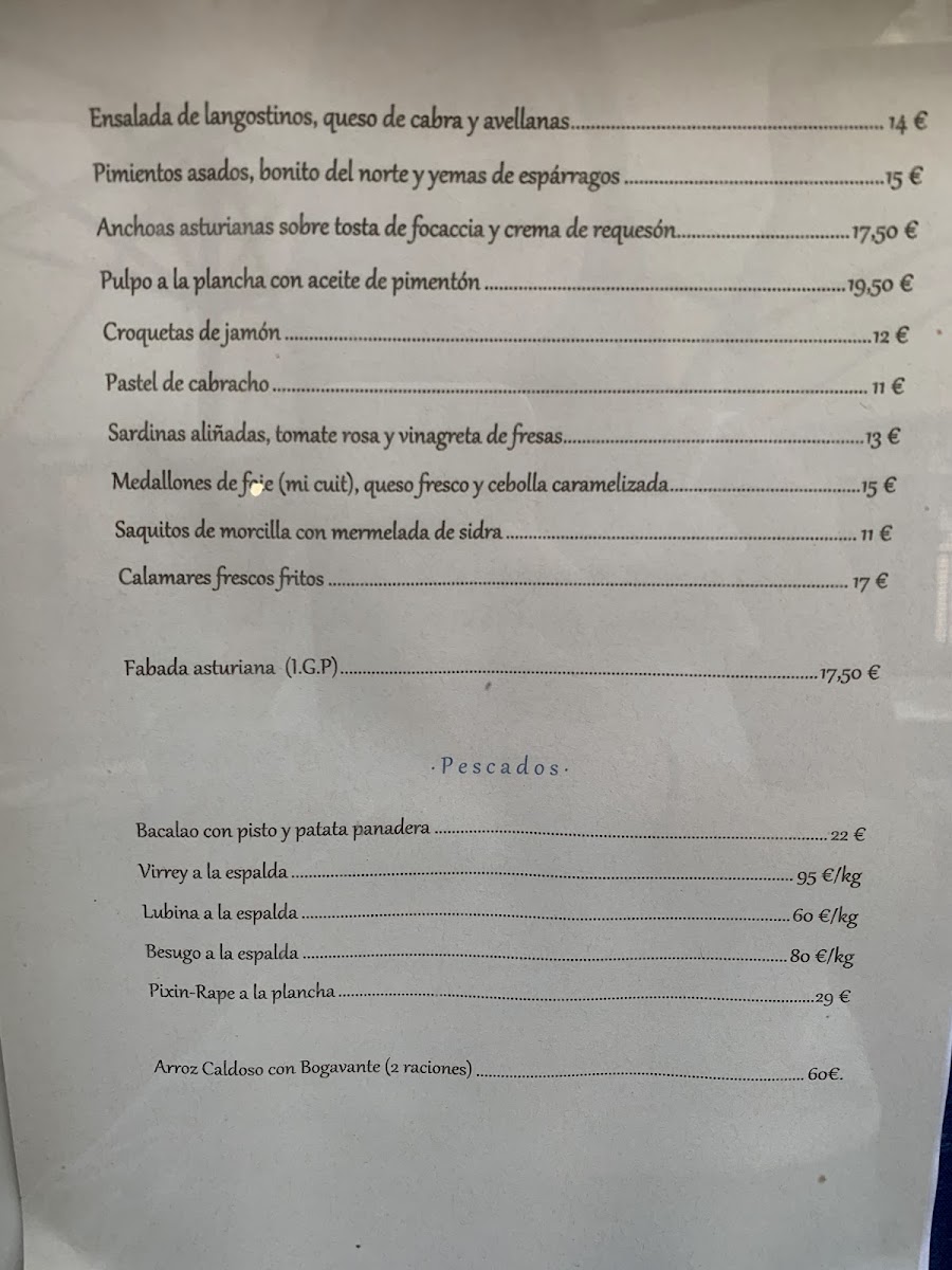 Restaurante El Faro Photo Menu 8