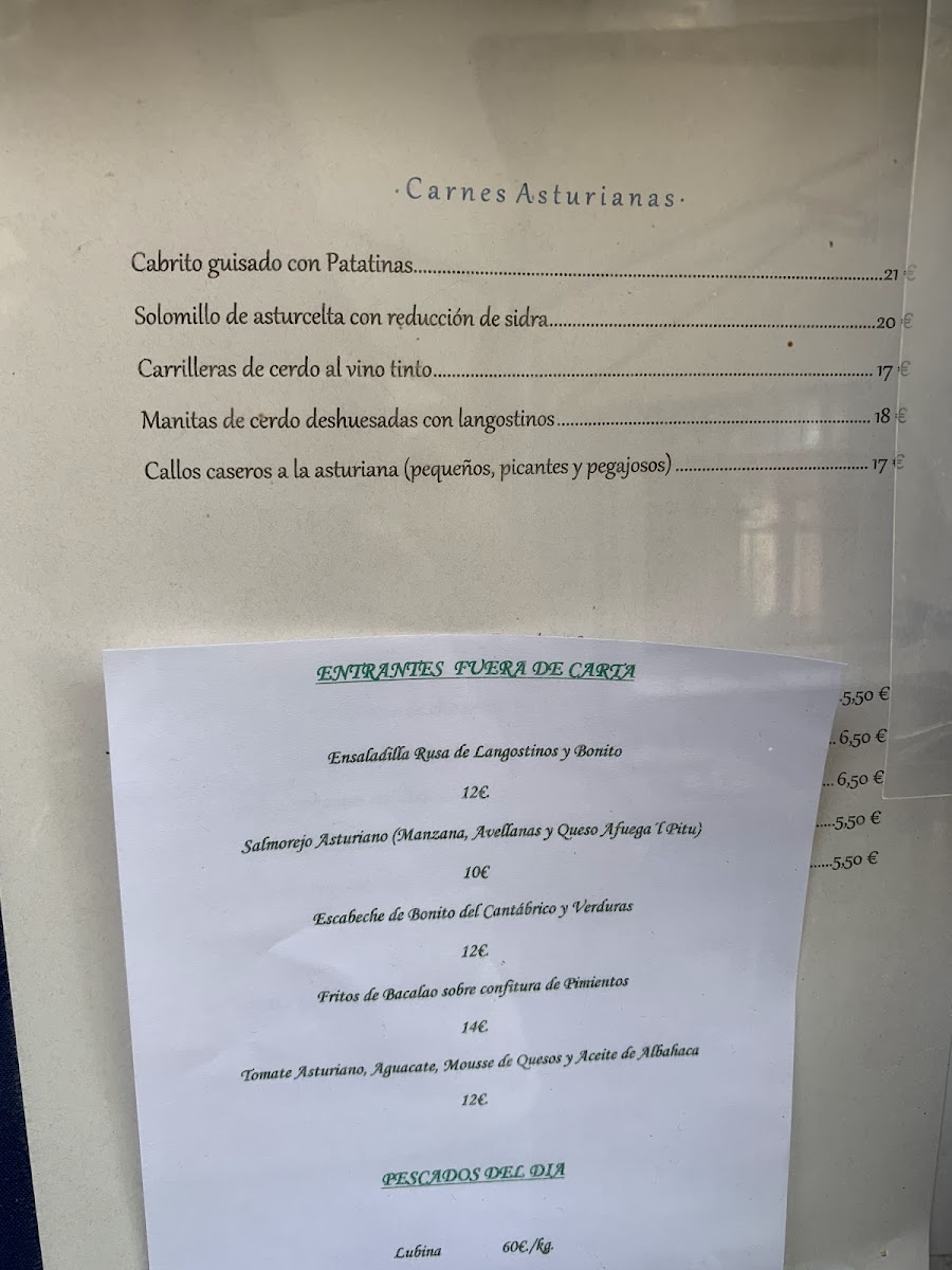 Restaurante El Faro Photo Menu 9