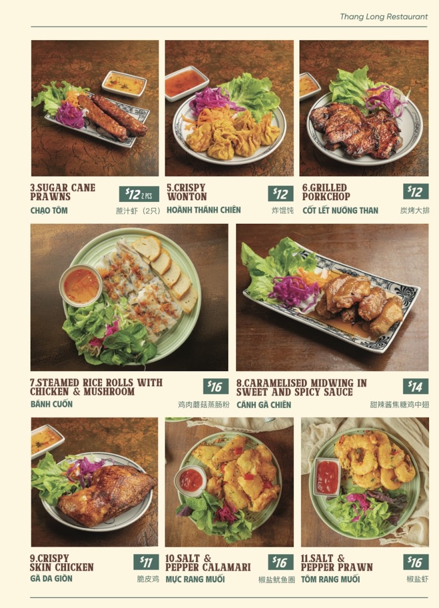 Thang Long Photo Menu 4