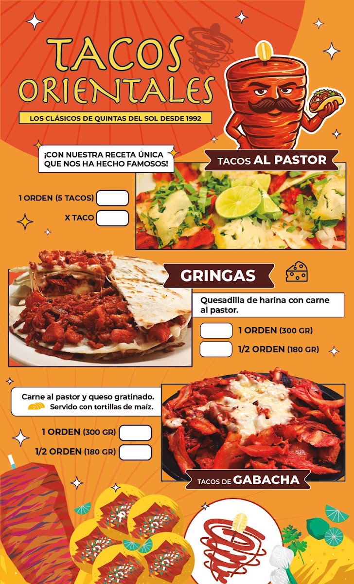 Tacos Orientales Photo Menu 4