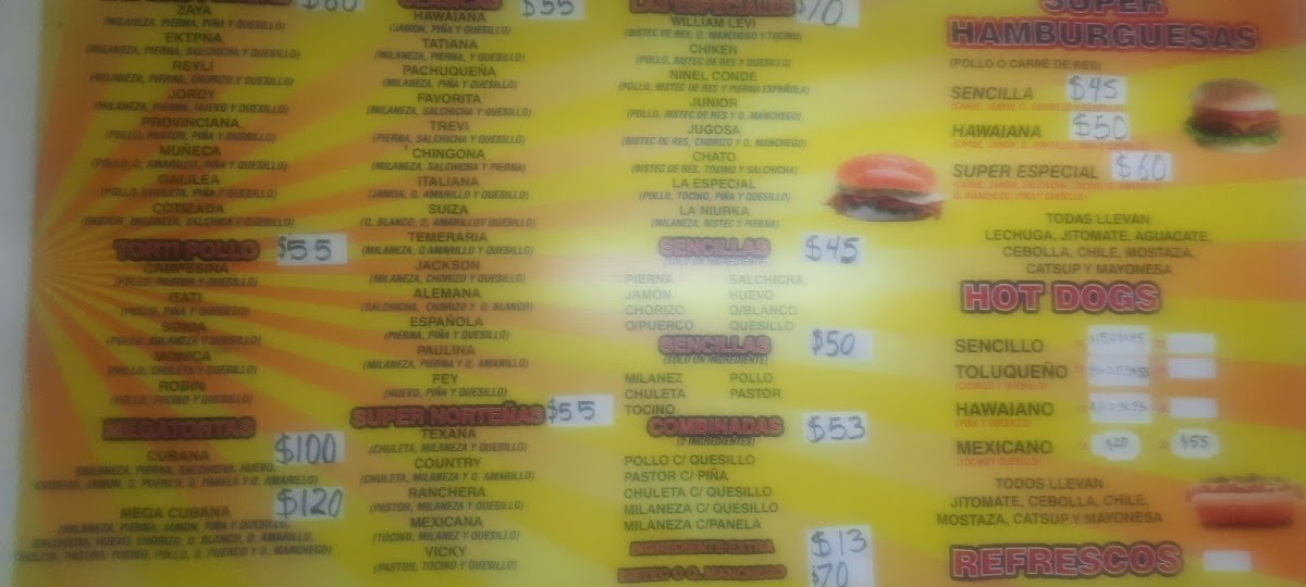 TORTAS GIGANTES Photo Menu 3
