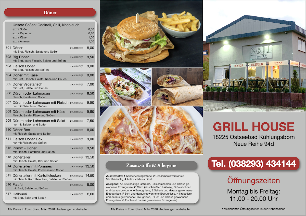 Grill House Photo Menu 2