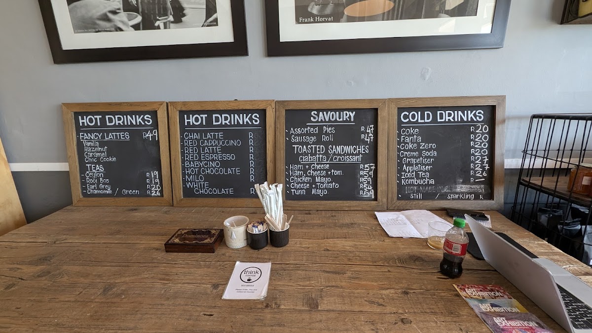 Think Coffee Photo Menu 1