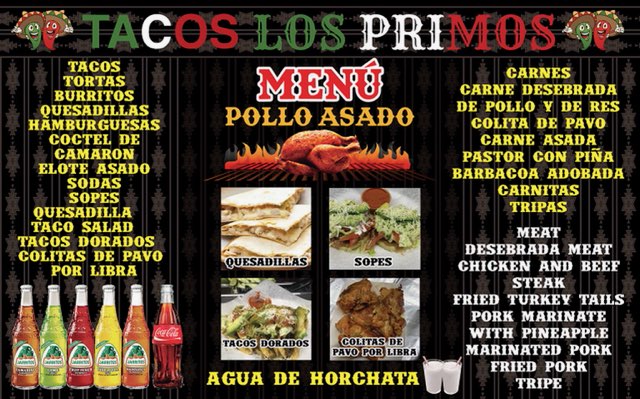 Tacos Los Primos Photo Menu 10