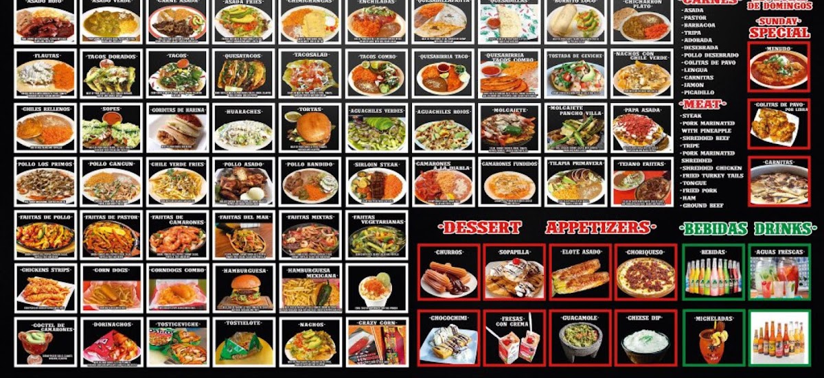 Tacos Los Primos Photo Menu 2