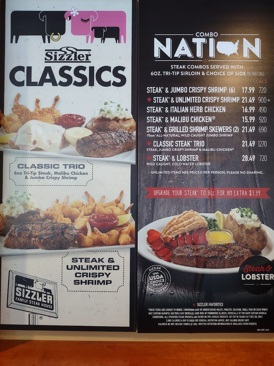 Sizzler Photo Menu 10
