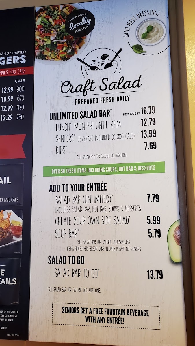 Sizzler Photo Menu 5