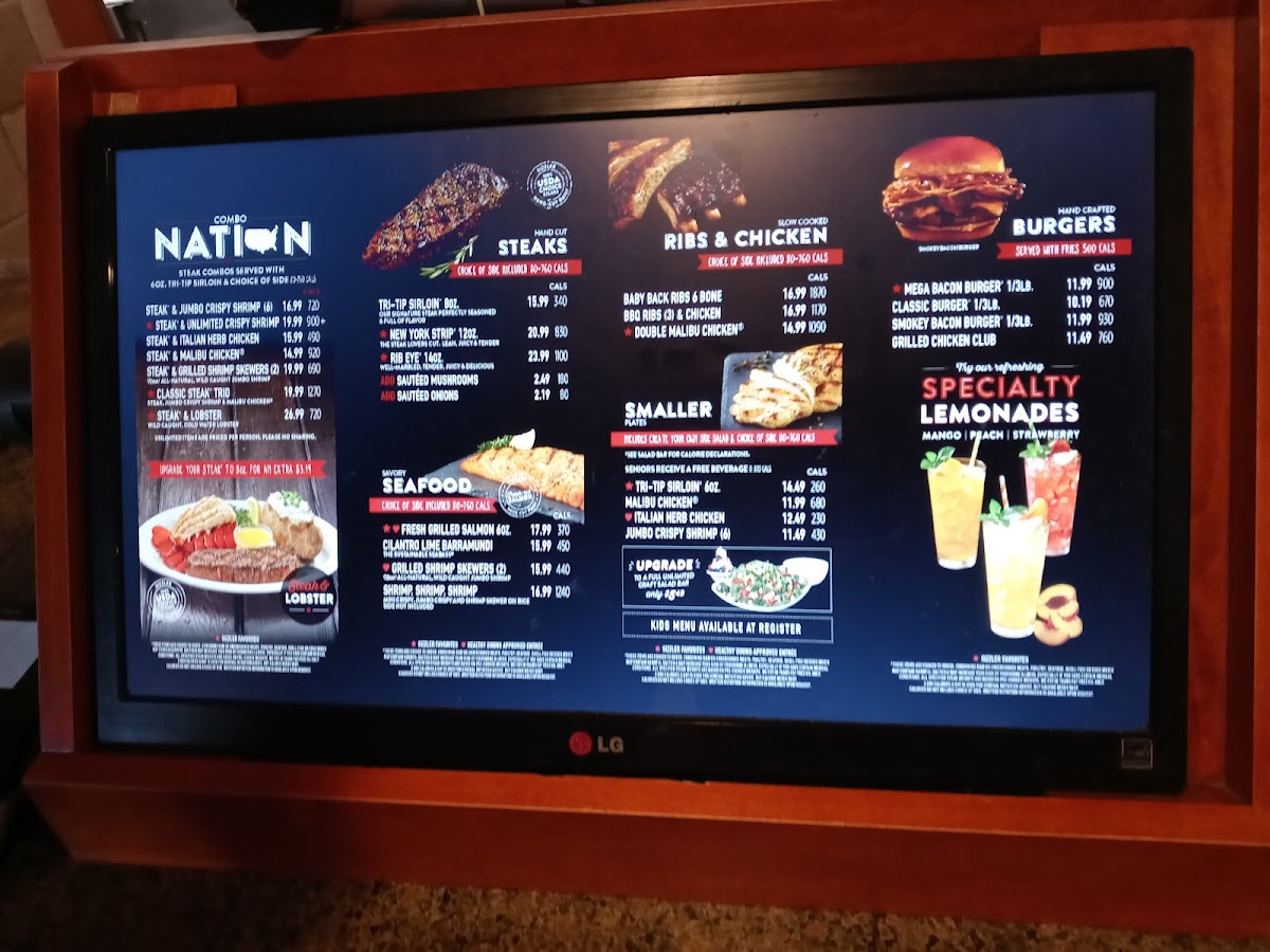Sizzler Photo Menu 8