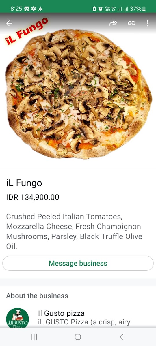 Il gusto Photo Menu 3