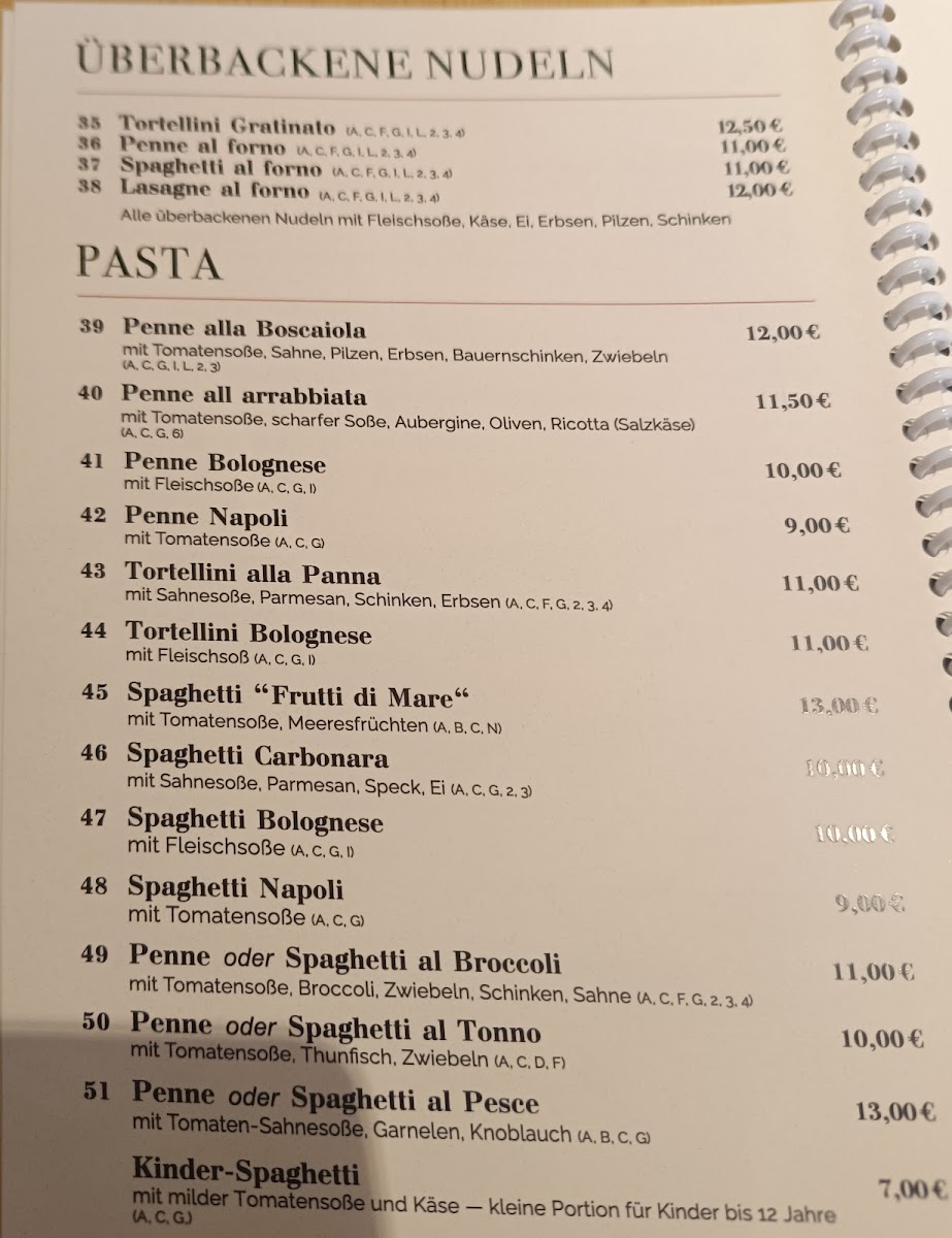 Pizzeria Sicilia Photo Menu 2
