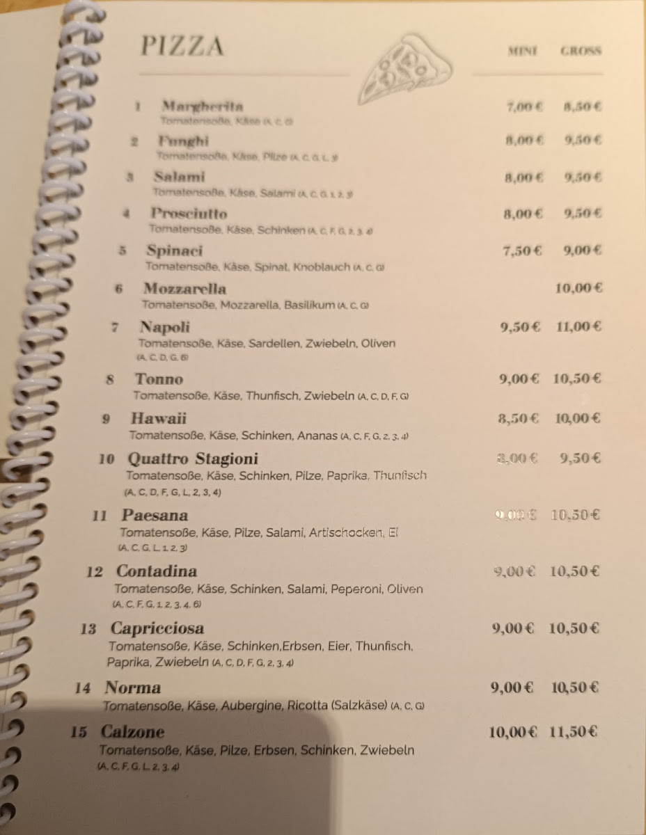 Pizzeria Sicilia Photo Menu 4