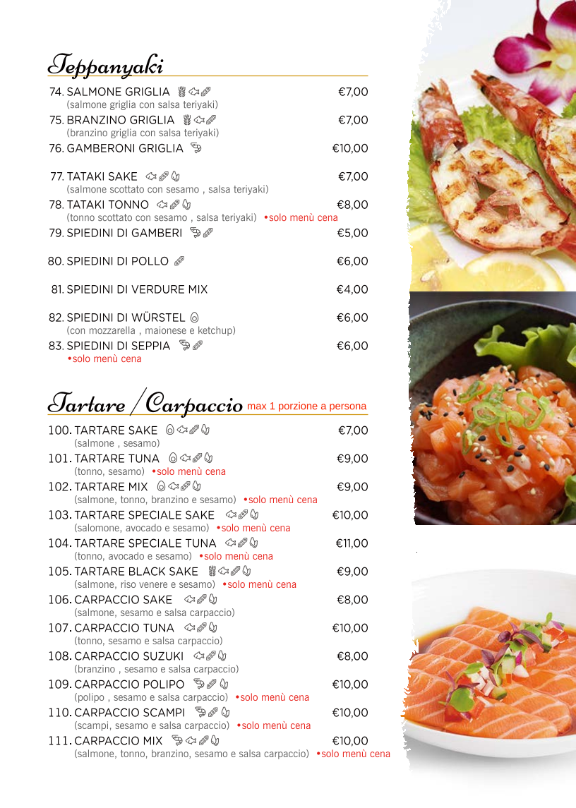 yummy ristorante sushi Photo Menu 1