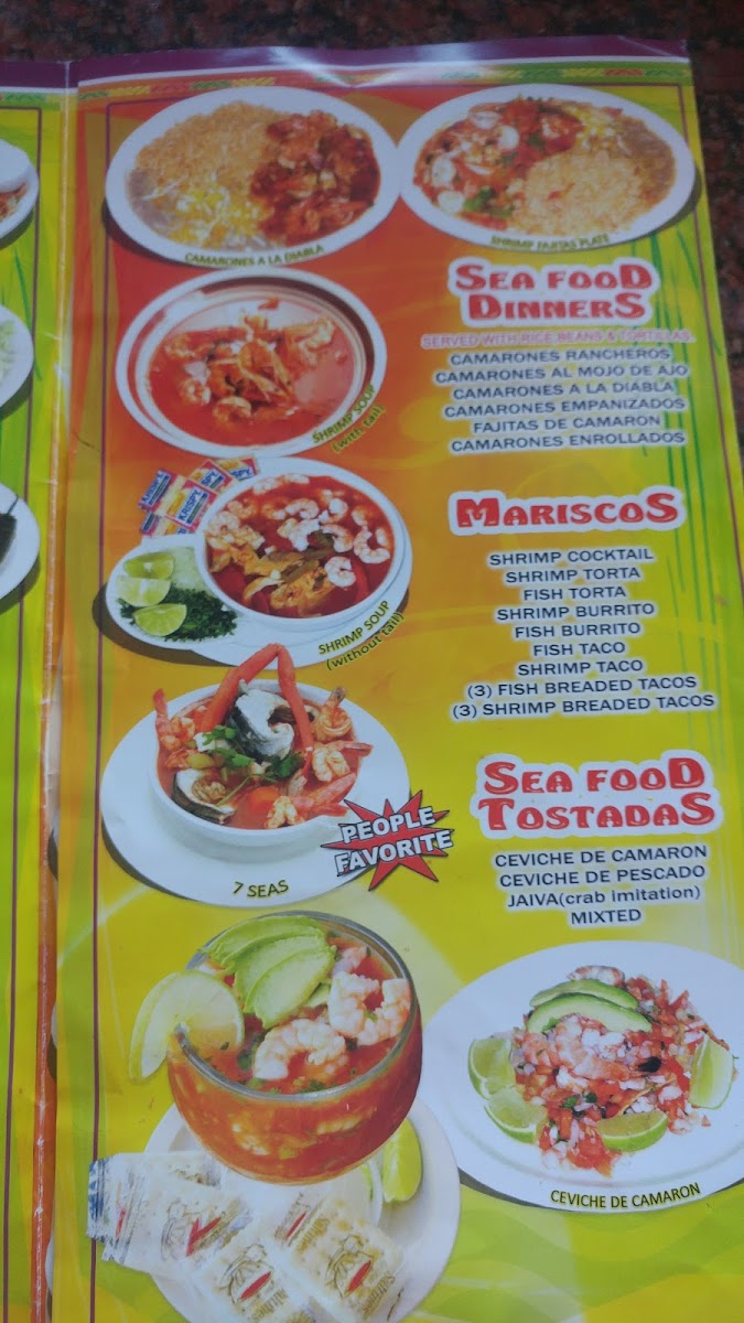 El Tarasco Photo Menu 10