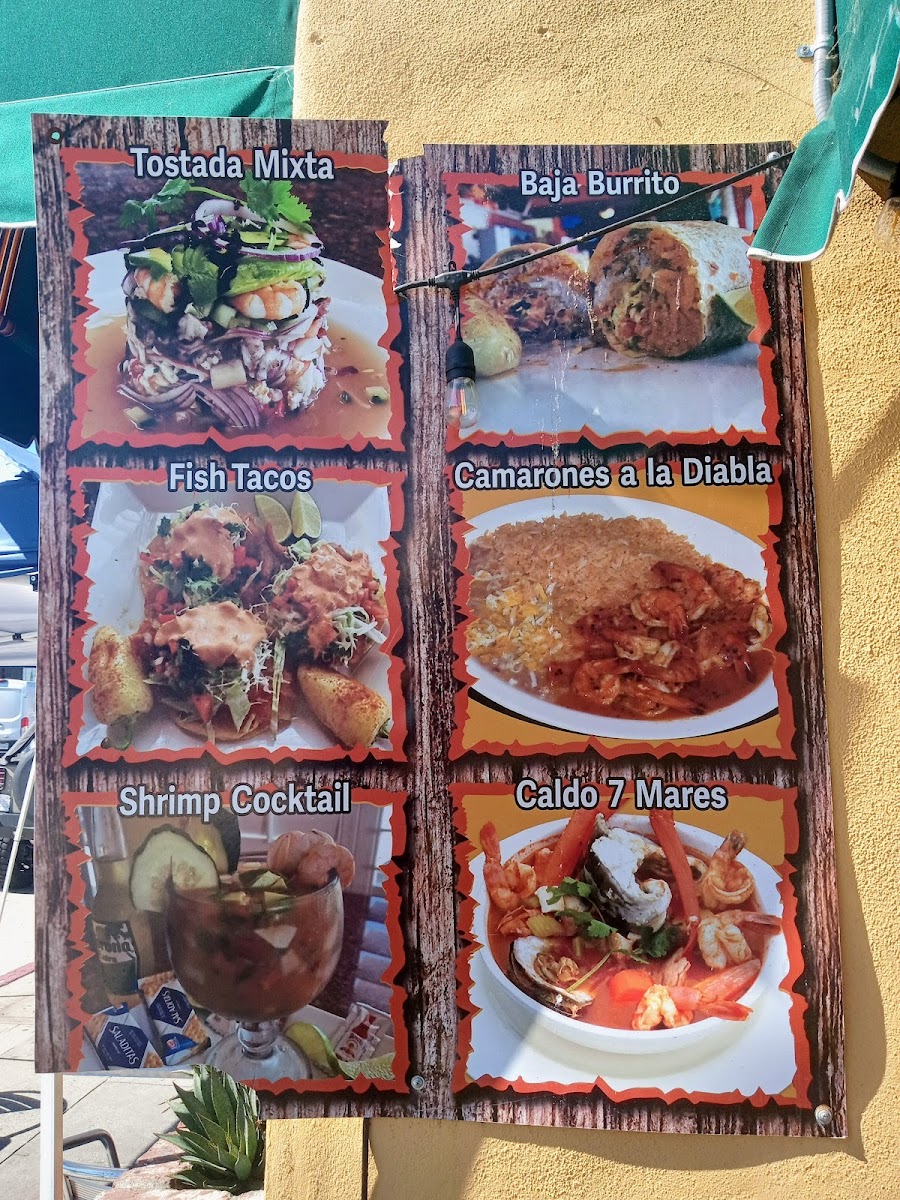 El Tarasco Photo Menu 2