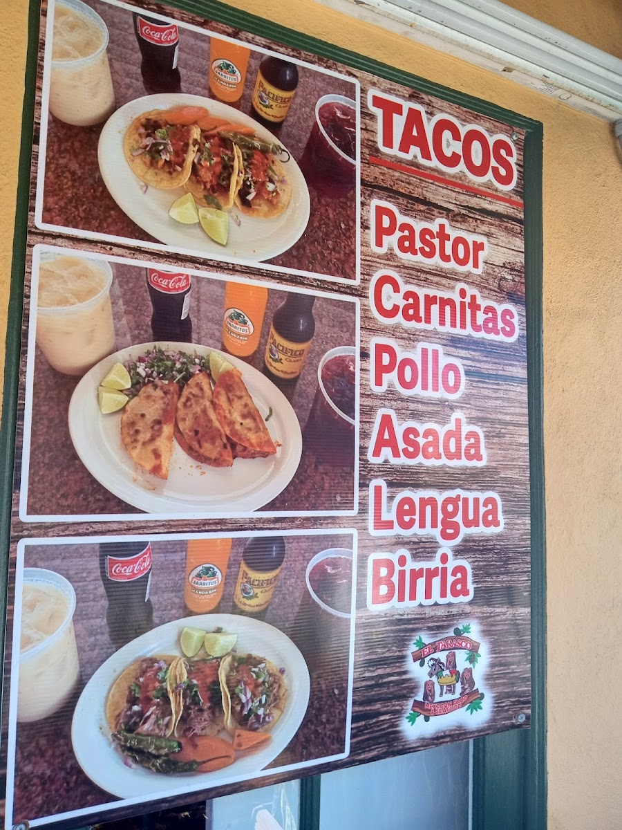 El Tarasco Photo Menu 3