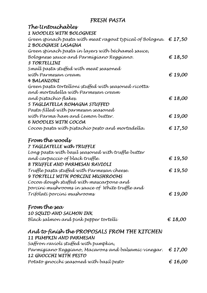 RAGÚ’ Photo Menu 1