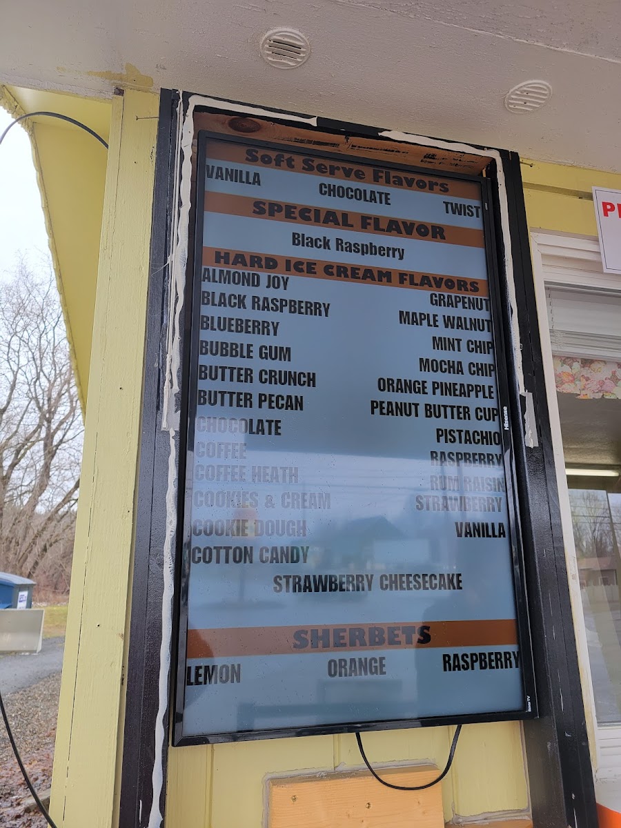 Houlton Farms Dairy Bar Photo Menu 2