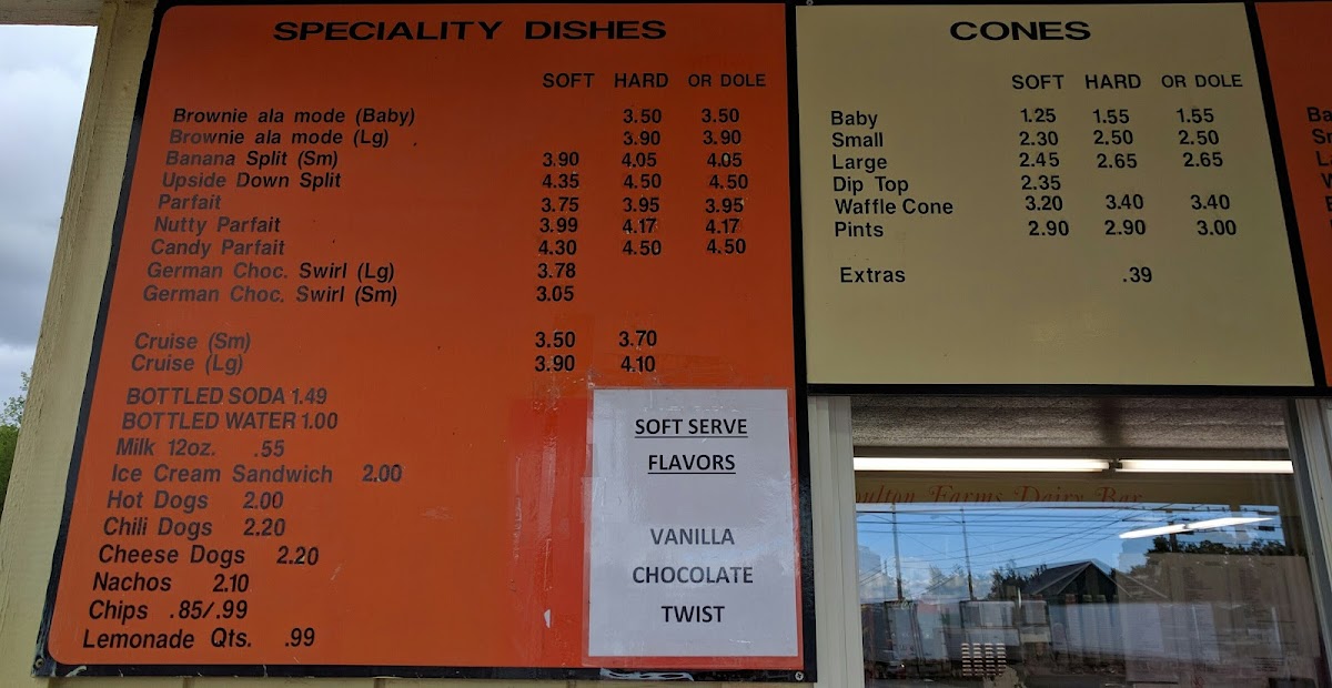 Houlton Farms Dairy Bar Photo Menu 4
