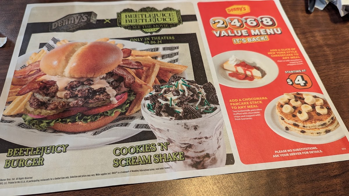 Denny's Photo Menu 4