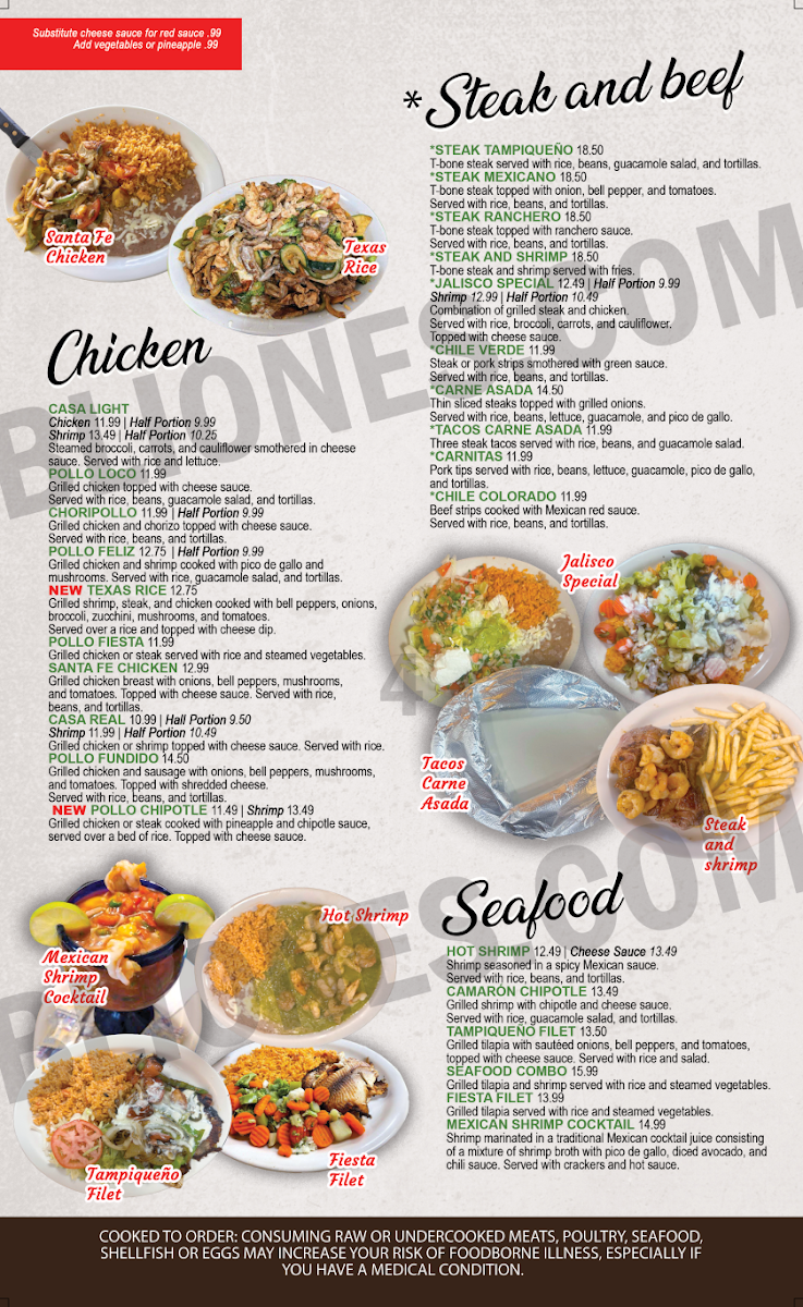 Casa Mexicana Photo Menu 4