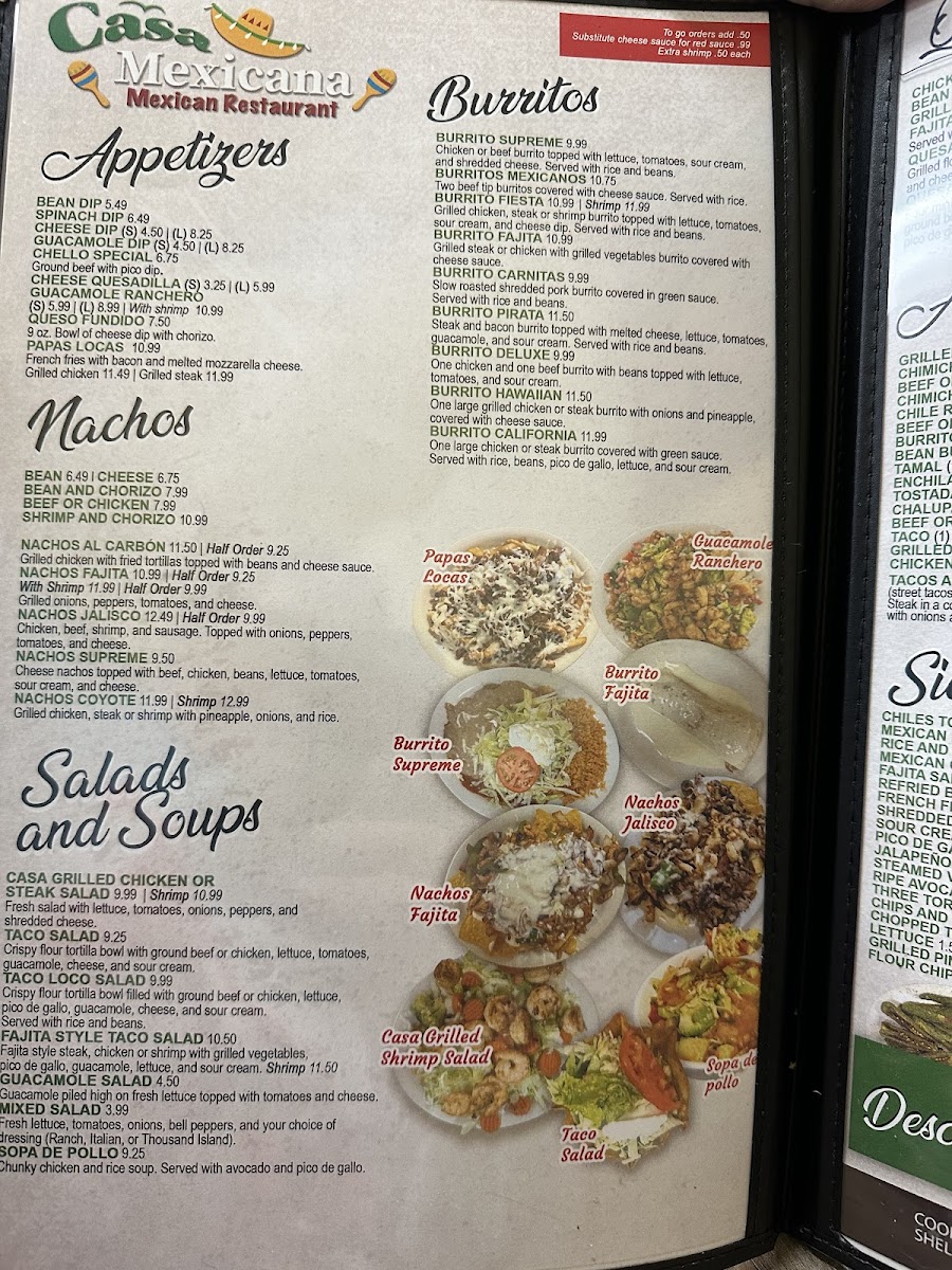 Casa Mexicana Photo Menu 8