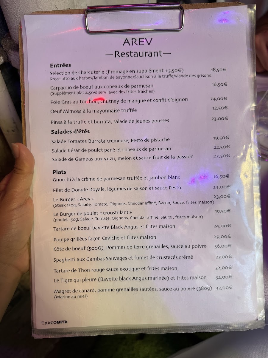 AREV Photo Menu 3