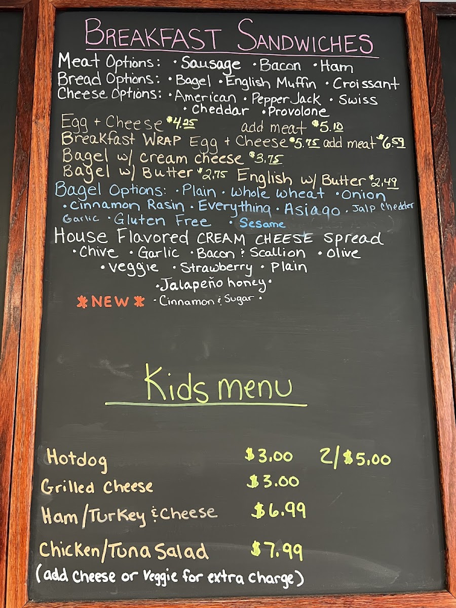 Main Street Cafe’ Photo Menu 1